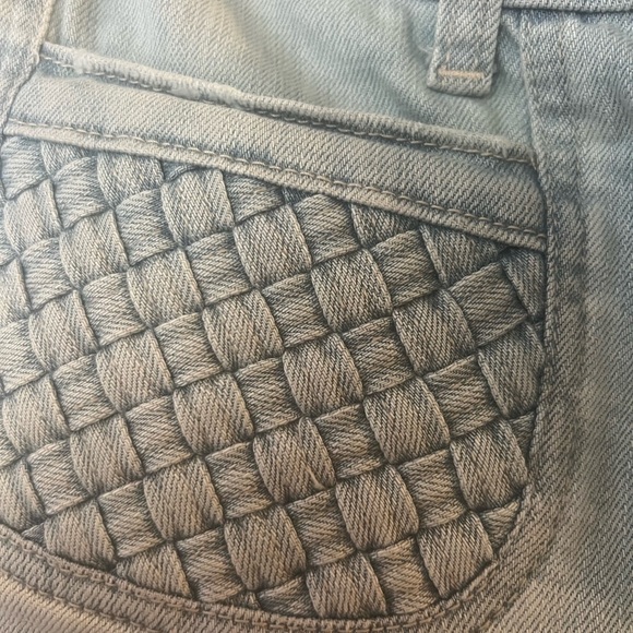 Abercrombie and Fitch Light Blue Denim Cut off Shorts size 12 - Picture 4 of 4